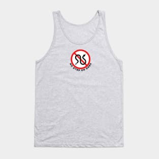 NO STEP ON SNEK — Rattlesnakes Road Sign Tank Top